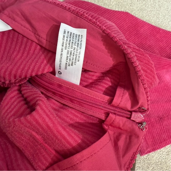 ✨NWT Pink Corduroy Wide-Leg High Waisted Pants Trousers Y2K Anthro Prologue - Picture 7 of 10